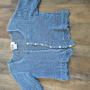 R&K 90's vintage crochet cardigan